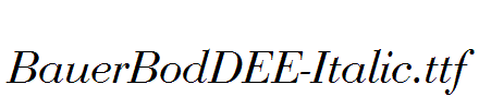 BauerBodDEE-Italic.ttf