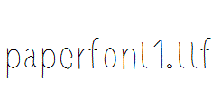 paperfont1.ttf