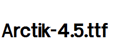 Arctik-4.5.ttf