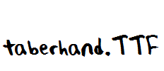 taberhand.ttf