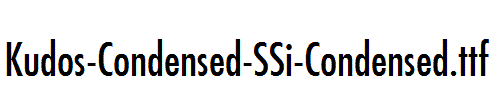 Kudos-Condensed-SSi-Condensed.ttf