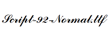 Script-92-Normal.ttf