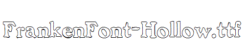 FrankenFont-Hollow.ttf