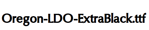 Oregon-LDO-ExtraBlack.ttf