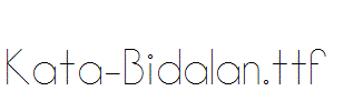 Kata-Bidalan.ttf