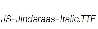 JS-Jindaraas-Italic.ttf