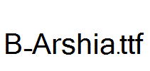 B-Arshia.ttf