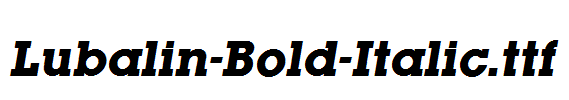 Lubalin-Bold-Italic.ttf