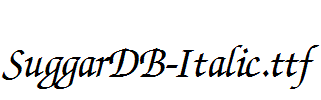 SuggarDB-Italic.ttf