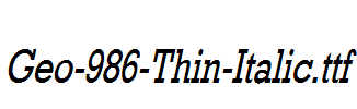 Geo-986-Thin-Italic.ttf