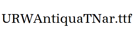 URWAntiquaTNar.ttf