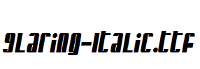 Glaring-Italic.ttf