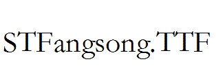 STFangsong.ttf