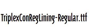 TriplexConRegLining-Regular.ttf