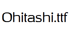 Ohitashi.ttf