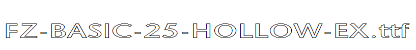 FZ-BASIC-25-HOLLOW-EX.ttf