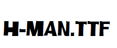 H-Man.ttf