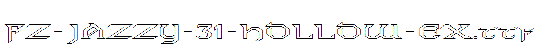 FZ-JAZZY-31-HOLLOW-EX.ttf