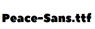 Peace-Sans.ttf