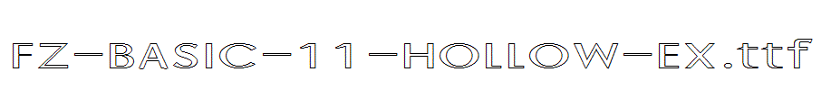 FZ-BASIC-11-HOLLOW-EX.ttf