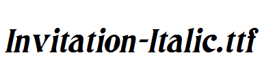 Invitation-Italic.ttf