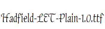 Hadfield-LET-Plain-1.0.ttf