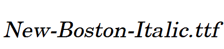 New-Boston-Italic.ttf