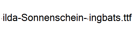 Hilda-Sonnenschein-Dingbats.ttf