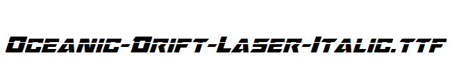 Oceanic-Drift-Laser-Italic.ttf