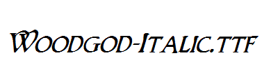 Woodgod-Italic.ttf