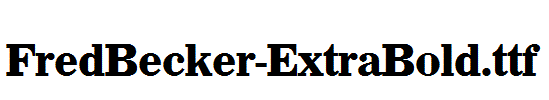 FredBecker-ExtraBold.ttf