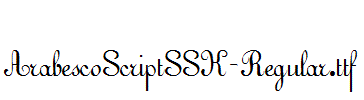 ArabescoScriptSSK-Regular.ttf