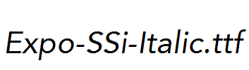 Expo-SSi-Italic.ttf