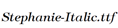 Stephanie-Italic.ttf