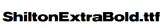 ShiltonExtraBold.ttf