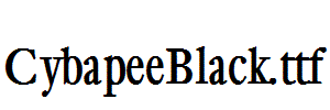 CybapeeBlack.ttf