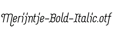 Merijntje-Bold-Italic.otf