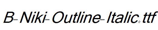 B-Niki-Outline-Italic.ttf