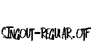 SingOut-Regular.otf