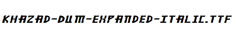 Khazad-Dum-Expanded-Italic.ttf