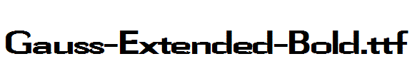 Gauss-Extended-Bold.ttf