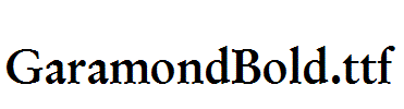 GaramondBold.ttf