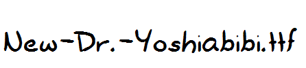 New-Dr.-Yoshiabibi.ttf