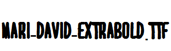 MARI-DAVID-EXTRABOLD.ttf