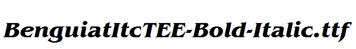 BenguiatItcTEE-Bold-Italic.ttf