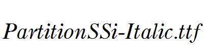 PartitionSSi-Italic.ttf