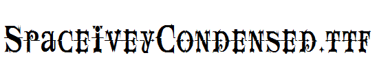 SpaceIveyCondensed.ttf