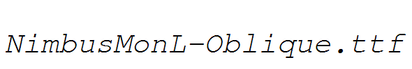 NimbusMonL-Oblique.ttf