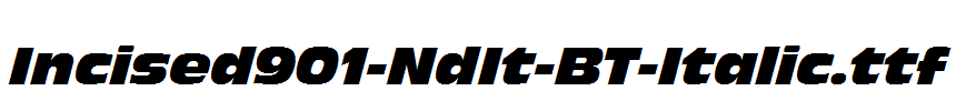 Incised901-NdIt-BT-Italic.ttf