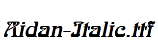 Aidan-Italic.ttf